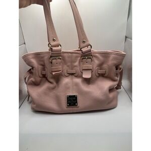 Dooney & Bourke Florentine Satchel in pink pebbled leather Rare Color